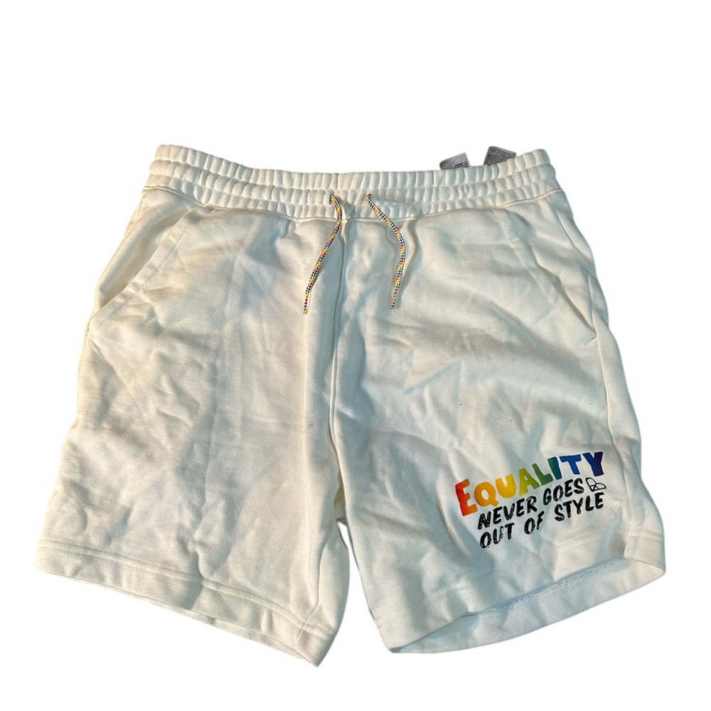 Equality White Men Shorts
